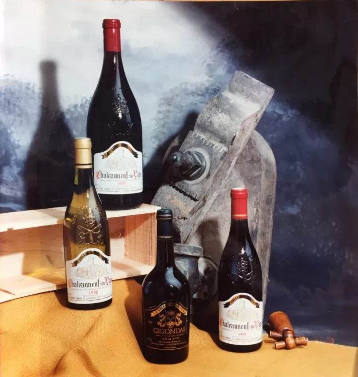 Dégustation du vin de Châteauneuf-du-Pape rouge et blanc à Courthézon